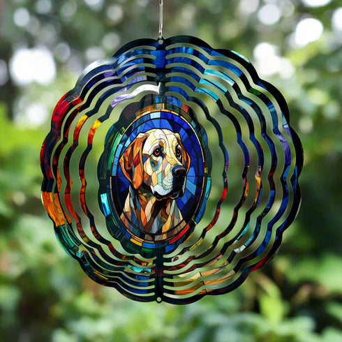 Labrador Yellow Wind Spinner